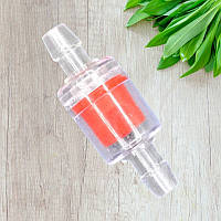 Повітряний зворотний клапан для компресора під шланг 8 мм червоного пелюсткового типу