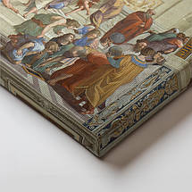 Картина на полотні "Рафаель, Афінська школа, Raphael Santi, School of Athens", 40×60см, фото 4