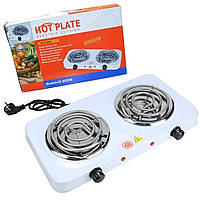 Електрична плита настільна на 2 конфорки, 2000Вт, JX-2020B / Електрична панель з двома конфорками