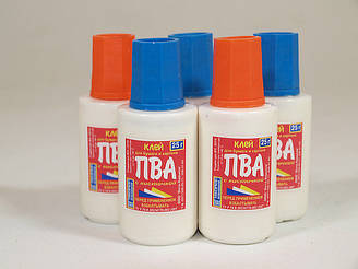 Клей ПВА "Охта" з пензликом (25 гр.)