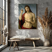 Картина на полотні "Рафаель, Благословення Христа, Raphael Santi, Christ Blessing ", 60×43см, фото 4