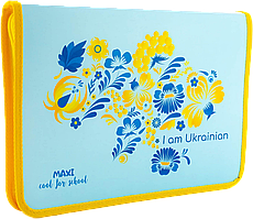 Папка пластикова (А4 на блискавці) MAXI MX32027