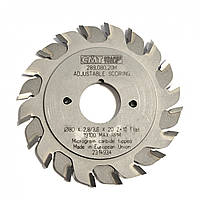 Пильний диск підрізний CMT двокорпусний 80x20x10+10z K3.6-2.8 (289.080.20H)