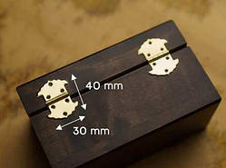 Петля декоративна. Колір "золото". 40х30мм / Петля декоративна. Колір "золото". 40х30мм