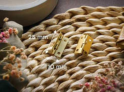 Завіси для скриньок. 90 градусів. 25х10мм / Завіси для скриньок. 90 градусів. 25х10мм