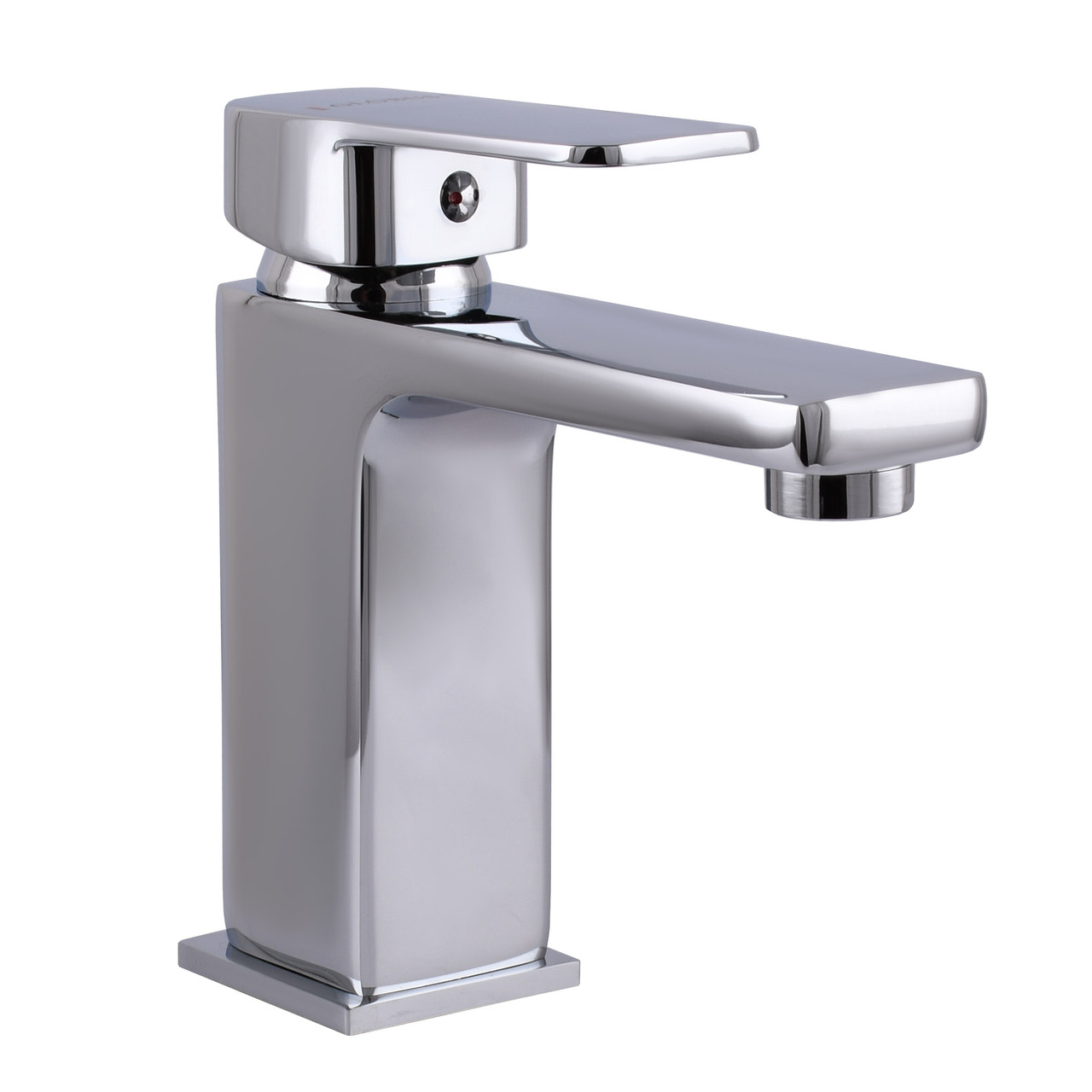 Змішувач для умивальника квадратний GLux Milano GLM-0401 Хром, фото 1
