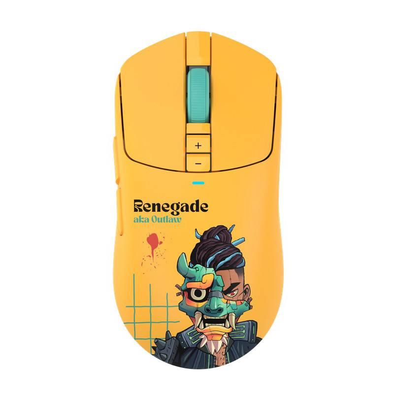 Миша бездротова A4Tech Bloody R72 Ultra Renegade Sunset Yellow, фото 1