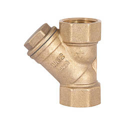 Фільтр косий Icma №50 грубої очистки 1 1/4"ВВ латунний 83050AG05