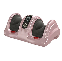 Масажер для ніг (роликовий, компресійний масаж, вібрація, прогрів) Benbo АМ-04 Рожевий
