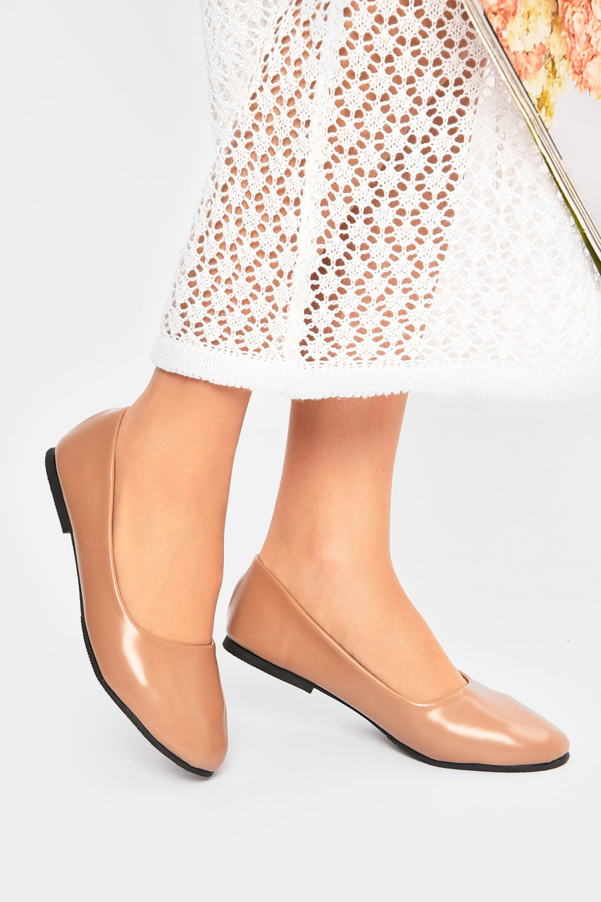 Балетки жіночі бежевого кольору 202760T Безкоштовна доставка, фото 1