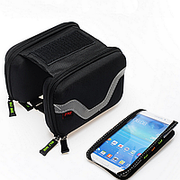 Велосумка на раму (17,5х15х12,5 см),з чохлом для телефону DS