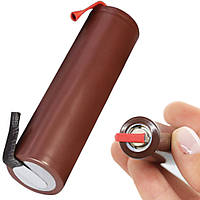 Акумулятор 18650 під пайку 3000мАг,20А (1шт) DS