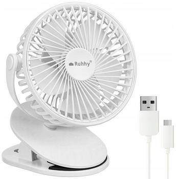 Акумуляторний вентилятор Ruhhy 25566 — бездротовий, компактний, USB