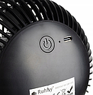 Акумуляторний вентилятор Ruhhy 25567— бездротовий, компактний, USB, фото 5
