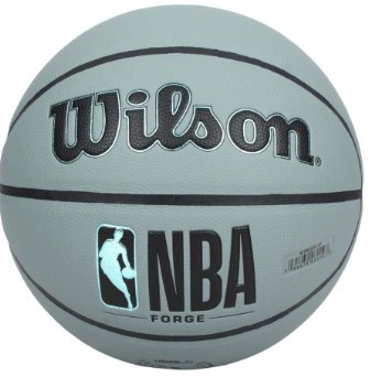 М'яч баскетбольний Wilson NBA FORGE BSKT BLUE grey size 5 original Акція Знижка