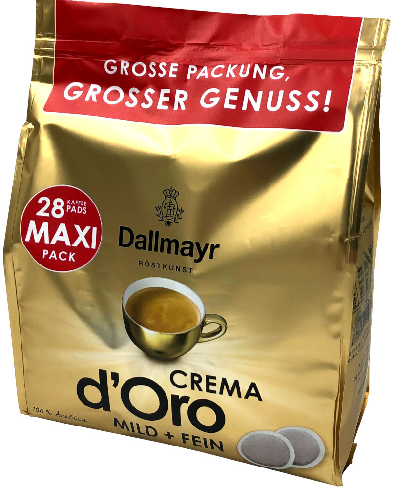 Кава в чалдах Senseo Dallmayr Crema D'oro 28 чалда (Philips Senseo 62 мм), фото 1