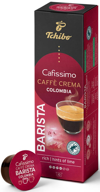 Кава у капсулах Tchibo Cafissimo Barista Caffe Crema Colombia 10 шт., фото 1