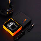 USB запальничка дугова з ліхтариком у водонепроникному корпусі US-744U2, фото 6