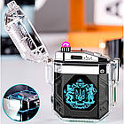 USB запальничка дугова з ліхтариком у водонепроникному корпусі US-744U2, фото 2