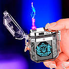 USB запальничка дугова з ліхтариком у водонепроникному корпусі US-744U2, фото 5