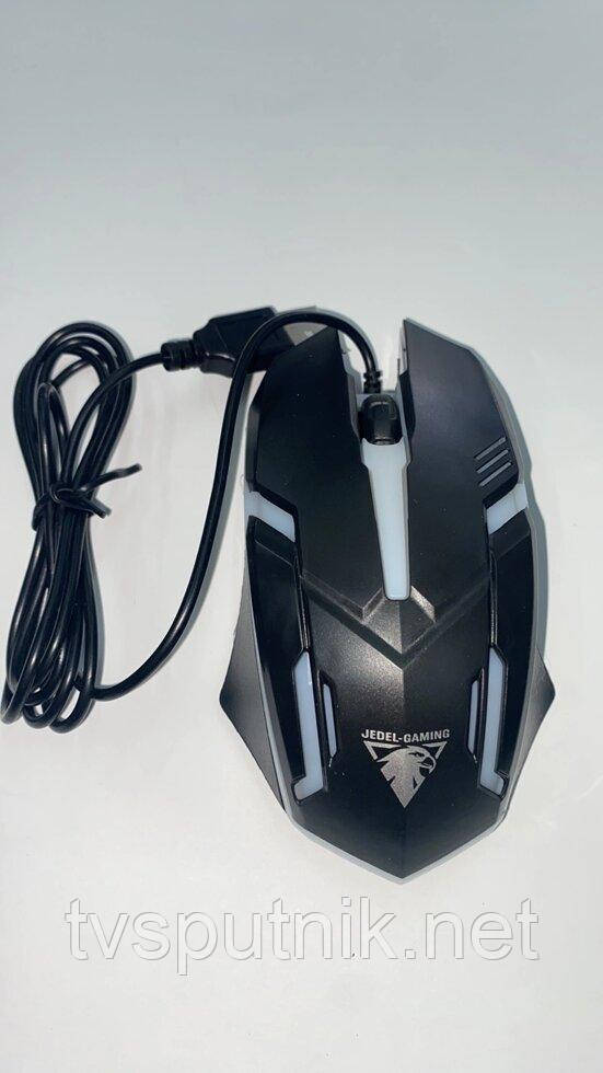 Дротова геймерська миша Jedel M66 з RGB-підсвічуванням