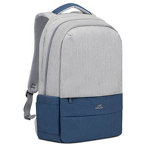 Рюкзак Rivacase 7567 17.3" Grey/Dark Blue