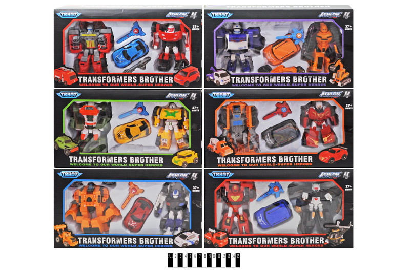 Трансформер "TOBOT" 6 видів у кор. 34*18,5*7,5см /60/, фото 1