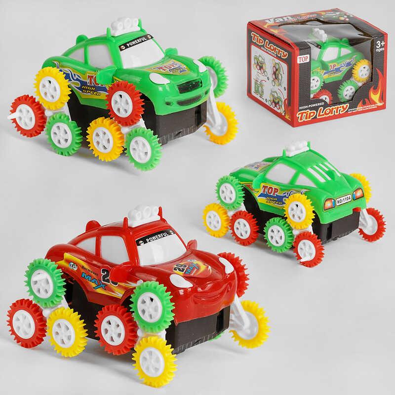 Машинка-перевертень 2 кольорі, на батарейках, у кор. /240/, фото 1