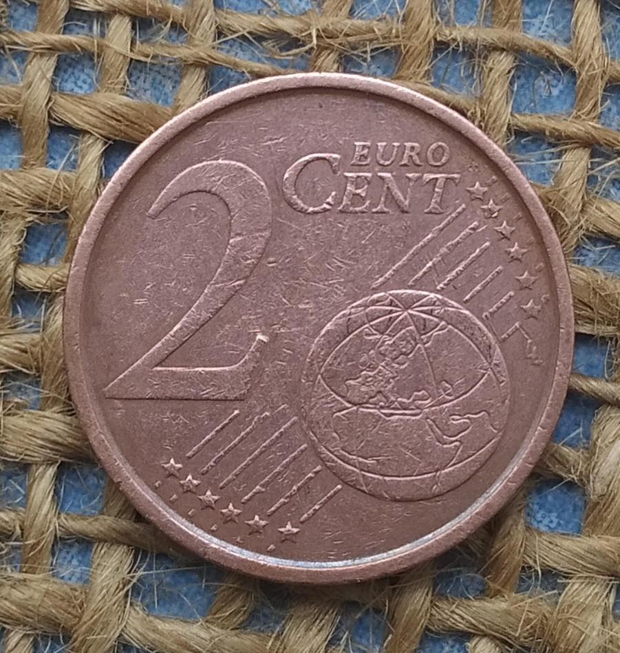 2 євроценти 2004 року. Iспанiя