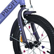 Велосипед дитячий MB 18043-1 колеса 18 дюймів, фіолетовий, фото 2