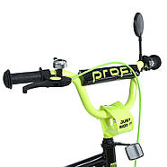 Велосипед дитячий MB 18015-1 колеса 18 дюймів, чорно-зелений, фото 5