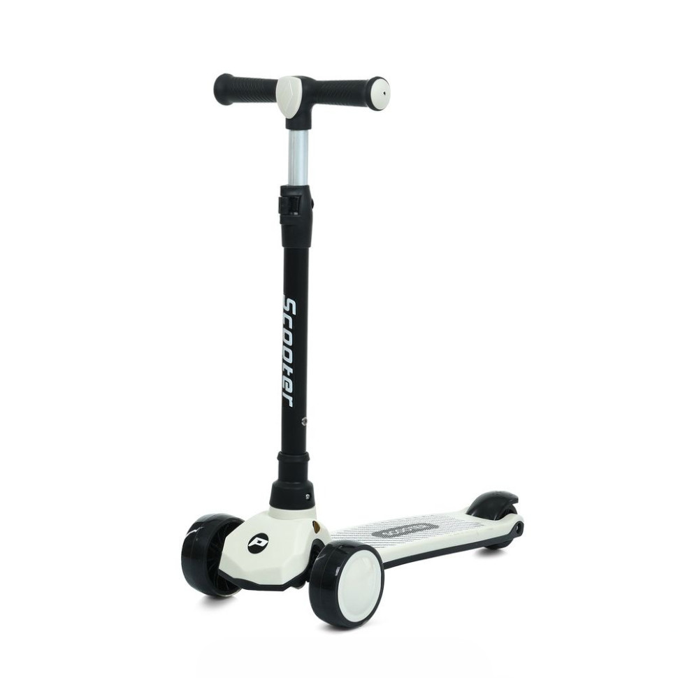 Самокат дитячий триколісний JR3-124-B, колеса зі світлом, фото 1