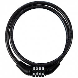 Замок тросовий велосипедний з кодовим замком із 4 цифр 65см smart