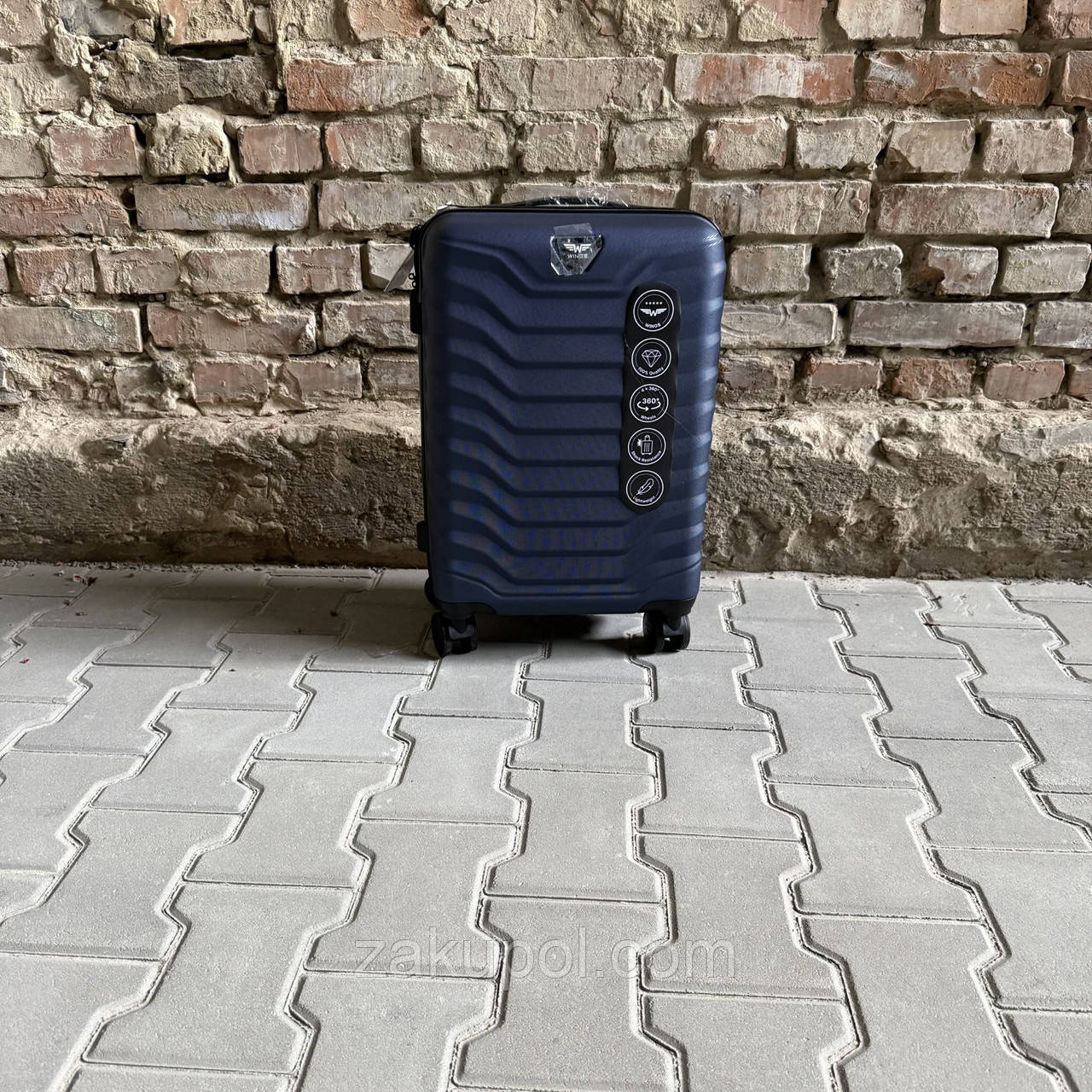 Валіза дорожня мала Wings PEA01 S Синій