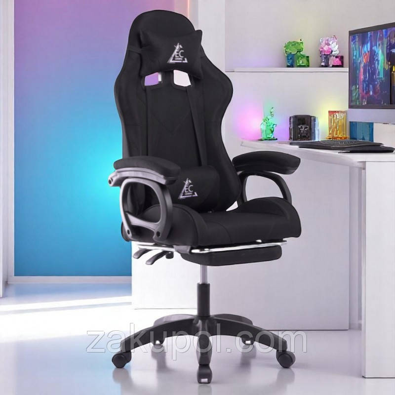 Комп'ютерне крісло із тканини SNAKE KO33CZ Чорний, фото 1