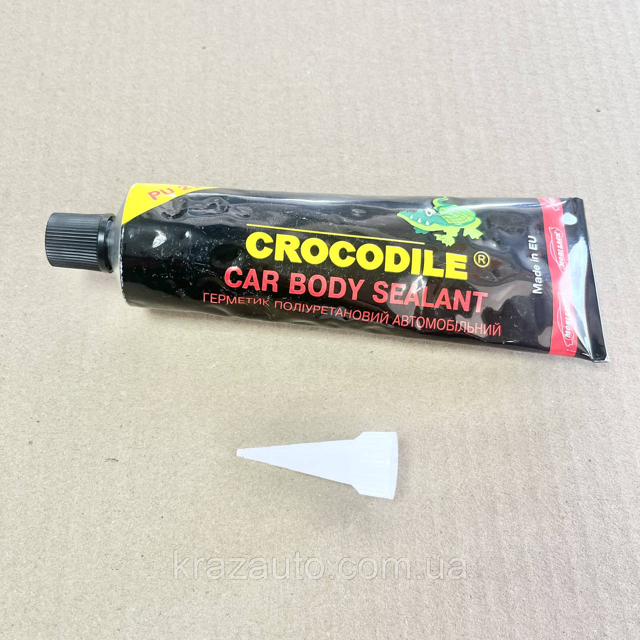 Герметик для швів поліуретановий CROCODILE 125 мл білий. 125w, фото 1