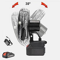 Акумуляторний вентилятор 8" FK-VL-801 2xАКБ, фото 2