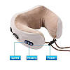 Масажна подушка для шиї з акумулятором U-shaped Massage Pillow, фото 6