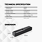 Акустика Fantech колонка саундбар для ПК та ноутбука GS206 2x3W дротова, фото 3