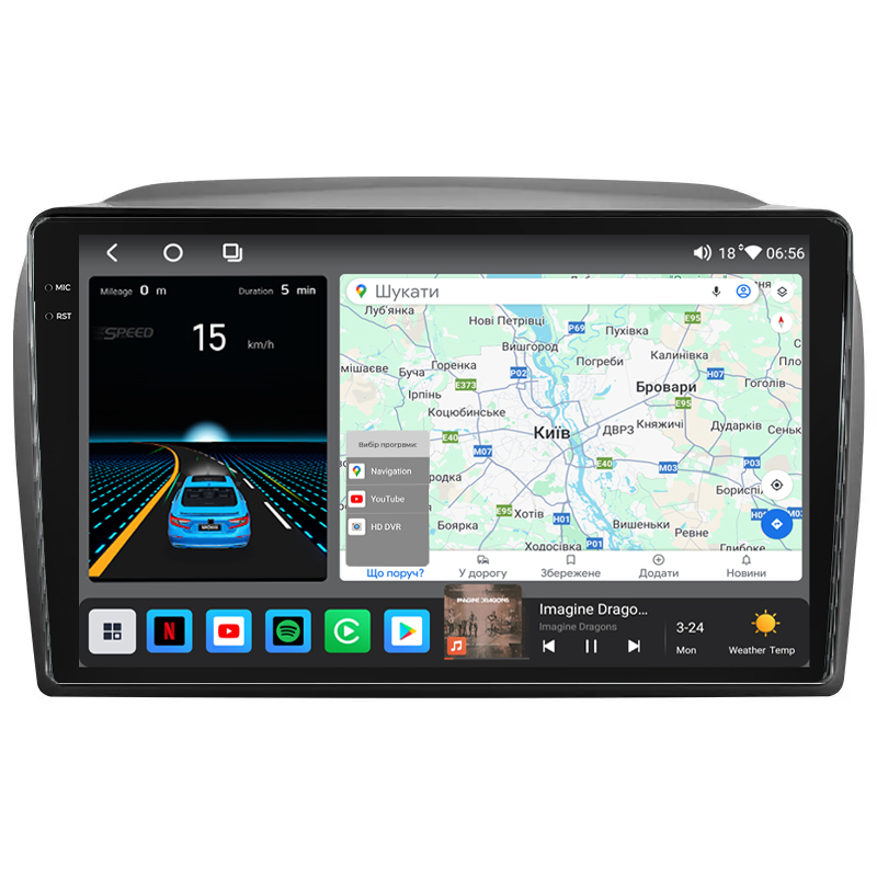 Штатная магнитола Mekede M6 Plus  Fiat Doblo 2  263 (2009-2015) CarPlay QleD