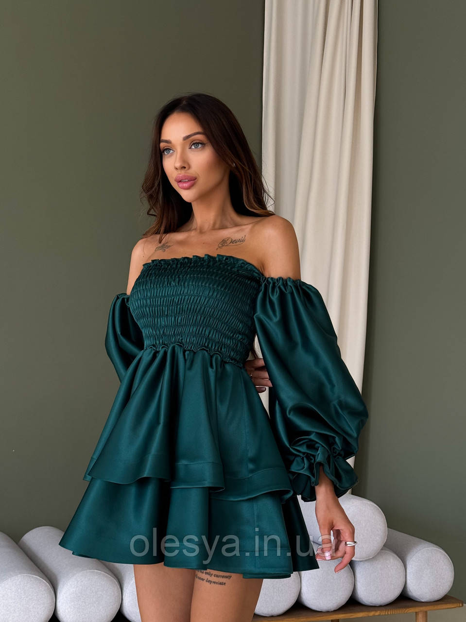 Сукня коротка жіноча для особливих випадків 1013 Розмір one size, фото 1