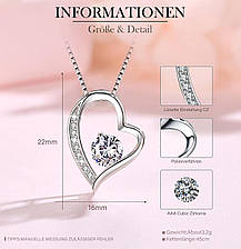 Sweetime Eternal Rose Infinity Roses з ланцюжком 925 срібло, Amazon, Німеччина, фото 4