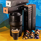 Набір Pop Summer (капсульна кавомашина Nespresso Vertuo Pop LIQUORICE BLACK чорний і 52 капсули), фото 3