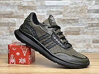 Кросівки чоловічі Adidas Olive нубук-сітка