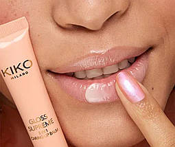 Бальзам для губ 3в1 Kiko Milano Gloss Supreme 3 in 1 Caring Lip Balm 12.5мл, фото 5