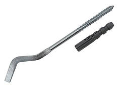 Кронштейн радіаторний 245 мм LONG 1/300