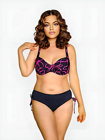 Купальник на кісточках без поролону Fuba 25008 малиновий 48 50 52 54 56 розмір