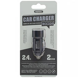 АЗУ Remax RCC-220 Rechan 2.4A 2USB black