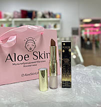 Помада&блиск для губ Kiko Milano Holiday Wonderlights 01 Dazzling Chestnut Festive Duo Lipstick 3г&Lipglos 2.5, фото 4