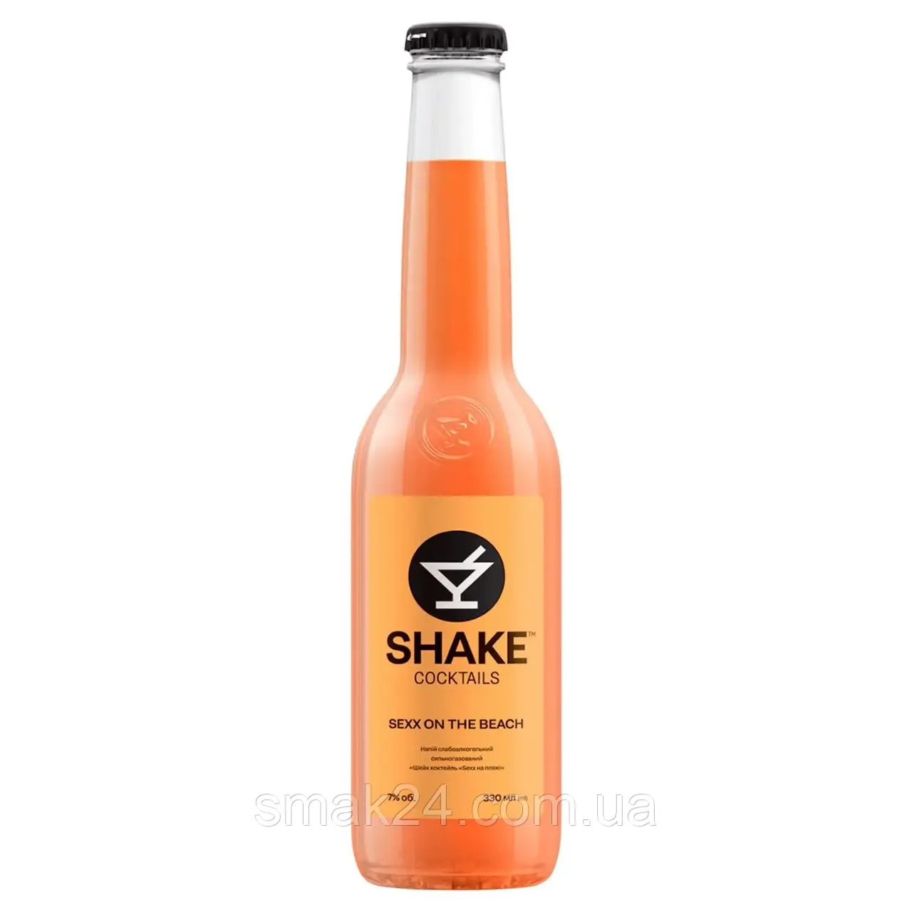 Напій слабоалкогольний Shake Cocktails sexx on the beach 7% 330 мл ст/б Україна